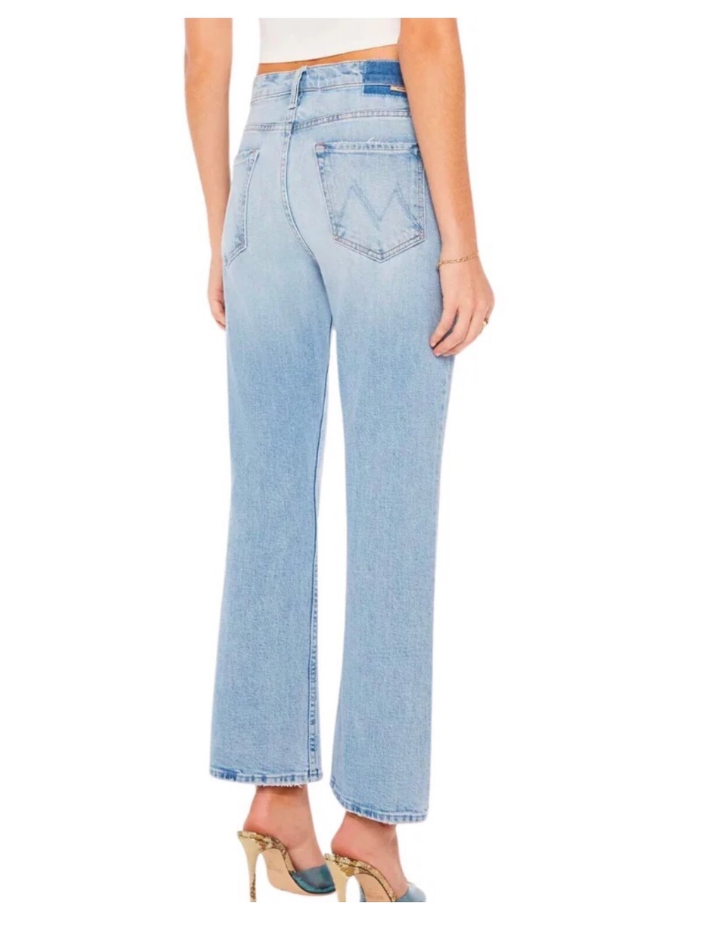 MOTHER the Scooter Ankle Jeans in Don’t Be A Square - Picture 2 of 9
